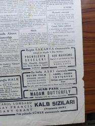 Cumhuriyet Gazetesi - 29 İkinciteşrin (Kasım) 1940 - Yunanistan bir cevaptır yazan Yunus Nadi Başmakale - son karşılaşmada italyanların iki harp gemisi hasara uğramış - akdeniz'deki harekatta büyük rol oynadığı tahmin edilen İngiliz donanmasından meşhur Nelson dridnotunun taretleri borda ateşi vaziyetinde Fotoğrafı - Berlin'de Hitler'e bildirilen Sovyet cevapları - örfi idare komutanı Ali Rıza Artunkal geniş tetkiklere başladı - askeri mahkeme heyeti Dün İstanbul'a geldi - binlerce mayın fırtınadan İsveç sahillerine düşerek tahribat yapıyor - siyasi katliam 67 eski nazırı kendi gardiyanları katletmişler - bükreş'te tedhiş Demir muhafızlar profesör Yorgayı da öldürdüler - sabotaj norveç'te yolları bozmak için dağlar yerinden oynatıldı - karartmalar için yarın Radyo ile halka son talimat verilecek - Fransa'da Alman düşmanlığı - taarruz'dan evvel Arnavutluk limanlarına ihraç edilen İtalyan askerleri fotoğraf - küçük hikaye karanlıkta Hadiye İclal - ekmek fiyatlarına zam yapılacak mı