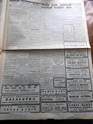 Cumhuriyet Gazetesi - 24 İkinciteşrin (Kasım) 1940 - garip bir tecelli yazan Nadir Nadi Başmakale - şimdi aynı hızla adriyatik sahillerine kaçmakta olan İtalyan süvarileri biri manevra gösterişinde fotoğraf - Yeni hedef Yugoslavya mı - Alman Macar ordularının beraber taarruza geçmeleri muhtemelmiş - Yunan orduları her cepheden adriyatiğe doğru iniyorlar - Mussolini'ye fiili cevabı pek kısa zamanda Yunan ordusu verdi - örfi idare hazırlığı - korgeneral Ali Rıza Artunkal yakında İstanbul'a geliyor fotoğraf - son kararımızın Londra'daki akisleri -  Tas Ajansı ve Bulgar ajansının tekzip yağmuru - inanılmayacak şey üniversitede mühim bir sahtekarlık - Almanya'dan alınan lokomotifler geliyor - şehrin ışıkları kısılırken dükkanlarda elektrik feneri alım satımı fotoğraf - haftanın şakaları yazan Burhan Felek - Biz koyun değiliz yazan Fazıl  Ahmet - küçük hikaye kendi filmi yazan Peride Celal - Balalayka filmi Melek sinemasında - Lorel Hardi haydutlar arasında filmi Saray sinemasında
