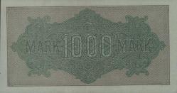 ALMANYA 1922 1000 MARK ÇİL ALTI