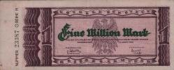 Efemera - ALMANYA 1923 1 MİLYON   MARK ÇİL ALTI - kitantik - kitaLog
