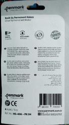 PENMARK KESİK UÇ Permanent 4'lu KALEM HS-406