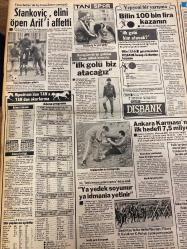 TAN GAZETESİ DOĞUM GÜNÜ HEDİYESİ - 26 OCAK 1984 - TAM TAKIM 8 SAYFADIR -Coşkun Üzme-Kadriye-Semra Özal-Durmuş Göğe-Fikri Erdöş-Türkan Şoray-Melih Görgün-Hülya Işıl-Mobotu Ali-Şevkiyye Meltem-Kazım Metin-Halil Bayar-Orhan Aykan-Bülent Ersoy-Fahrettin Aslan-Werner Kraus-Osman Öndes-Stankoviç-Arif-İlyas-Ömer İddiaci-Fikret B.Haluk-V.Haluk-Ferdi Özbeğen-İsel Yücesoy-Hikmet Keskin-Ayten Hanım-Oktay Barkın-Murat Oğlu-Ragıp-Ümit Besen-Bahar Özkan-John Travolta-Jacqueline Bisset-Hasan Hüseyin Arpa-Ayşe Arpa-Mehmet Gürbüzoğlu-Sibel Berksu Boğar-Saffet Çiftçi-Turgut Özal-Necdet Calp Evine götürdüğü kızdan dayak yedi-Kadın gözü ile Afrika-Ali’nin elinden zor kurtuldum-Semra Özal neden gazetelerde çok sık görülüyor-Ben orta direkten bir adamım-Lüks bir hayat yaşamak istiyorum diyen karısını boşuyor-Fikri Erdoğ’ten 6.5 milyar lira alacağım var-2 bin lirayı beğenmedi-Çantasından az para çıkan kadına hırsız “Sırtındaki kürkten utan” diye bağırdı-Türkan Şoray’ın annesi öldü-Yarım adam yarım ilişki ist