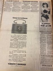 TAN GAZETESİ DOĞUM GÜNÜ HEDİYESİ - 26 OCAK 1984 - TAM TAKIM 8 SAYFADIR -Coşkun Üzme-Kadriye-Semra Özal-Durmuş Göğe-Fikri Erdöş-Türkan Şoray-Melih Görgün-Hülya Işıl-Mobotu Ali-Şevkiyye Meltem-Kazım Metin-Halil Bayar-Orhan Aykan-Bülent Ersoy-Fahrettin Aslan-Werner Kraus-Osman Öndes-Stankoviç-Arif-İlyas-Ömer İddiaci-Fikret B.Haluk-V.Haluk-Ferdi Özbeğen-İsel Yücesoy-Hikmet Keskin-Ayten Hanım-Oktay Barkın-Murat Oğlu-Ragıp-Ümit Besen-Bahar Özkan-John Travolta-Jacqueline Bisset-Hasan Hüseyin Arpa-Ayşe Arpa-Mehmet Gürbüzoğlu-Sibel Berksu Boğar-Saffet Çiftçi-Turgut Özal-Necdet Calp Evine götürdüğü kızdan dayak yedi-Kadın gözü ile Afrika-Ali’nin elinden zor kurtuldum-Semra Özal neden gazetelerde çok sık görülüyor-Ben orta direkten bir adamım-Lüks bir hayat yaşamak istiyorum diyen karısını boşuyor-Fikri Erdoğ’ten 6.5 milyar lira alacağım var-2 bin lirayı beğenmedi-Çantasından az para çıkan kadına hırsız “Sırtındaki kürkten utan” diye bağırdı-Türkan Şoray’ın annesi öldü-Yarım adam yarım ilişki ist