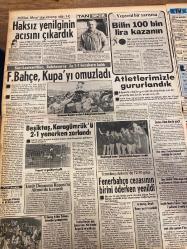 TAN GAZETESİ DOĞUM GÜNÜ HEDİYESİ - 23 OCAK 1984 - TAM TAKIM 8 SAYFADIR -Ayla-Nevzat-Ayla Yılmaz-Hülya Sözer-İbrahim Arta-Mustafa-Fatoş-Hülya Yaltaş-Banu Alkan-Angela Aslan-Reşit-Nazlı Özcan-Osman Öndes-Bülent-Fevzi Feyyaz-Mehmet Karaman-Aydın-Ümit Besen-Bahar Özkan-Zeki Atlı-Hüseyin Atlı-Sema Aksu-Fahri Erdoğ-Steven Spielberg-Jacqueline Bisset-Mireille Negre-Banu Ulam-Necdet Calp-Dr. Fazıl Küçük-İnönü-Bahattin Uslan-Ahmet Zobu-Hasan Kaçan-Ragıp-Güzin Abla-Liana-Murat-Alan Fuat Korkmaz Sekreterin fendi patronunu yendi-Tüp bebek yapacağım-16 yaşında evlenmemin cezasını çekiyorum-Bana 3 aydır mektup getirmiyorsun diye postacıyı dövdü-Karı-koca aynı yatakta yatmalı mı-Türk erkeklerinin aradığı tip benim-Dünyanın en geniş kocası-Haksız yenilginin acısını çıkardık-F.Bahçe kupayı omuzladı-Beşiktaş Karagümrük’ü 2-1 yenerken zorlandı-Atletlerimizle gururlandık-1984 Tayland Güzeli seçildi-Almanya’daki soydaşlarımız güçbirliği için Türk iş adamları kulübünü kurdular-Sosyal konutlardan vergi alınm