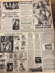 TAN GAZETESİ DOĞUM GÜNÜ HEDİYESİ - 23 OCAK 1984 - TAM TAKIM 8 SAYFADIR -Ayla-Nevzat-Ayla Yılmaz-Hülya Sözer-İbrahim Arta-Mustafa-Fatoş-Hülya Yaltaş-Banu Alkan-Angela Aslan-Reşit-Nazlı Özcan-Osman Öndes-Bülent-Fevzi Feyyaz-Mehmet Karaman-Aydın-Ümit Besen-Bahar Özkan-Zeki Atlı-Hüseyin Atlı-Sema Aksu-Fahri Erdoğ-Steven Spielberg-Jacqueline Bisset-Mireille Negre-Banu Ulam-Necdet Calp-Dr. Fazıl Küçük-İnönü-Bahattin Uslan-Ahmet Zobu-Hasan Kaçan-Ragıp-Güzin Abla-Liana-Murat-Alan Fuat Korkmaz Sekreterin fendi patronunu yendi-Tüp bebek yapacağım-16 yaşında evlenmemin cezasını çekiyorum-Bana 3 aydır mektup getirmiyorsun diye postacıyı dövdü-Karı-koca aynı yatakta yatmalı mı-Türk erkeklerinin aradığı tip benim-Dünyanın en geniş kocası-Haksız yenilginin acısını çıkardık-F.Bahçe kupayı omuzladı-Beşiktaş Karagümrük’ü 2-1 yenerken zorlandı-Atletlerimizle gururlandık-1984 Tayland Güzeli seçildi-Almanya’daki soydaşlarımız güçbirliği için Türk iş adamları kulübünü kurdular-Sosyal konutlardan vergi alınm