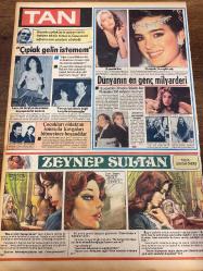TAN GAZETESİ DOĞUM GÜNÜ HEDİYESİ - 17 OCAK 1984 - TAM TAKIM 8 SAYFADIR -Osman Berkmen-Mustafa Ülkü-Mehmet Şehirlioğlu-Hatice-Mehmet Özer-Vittorio Gassman-Lucy Malone-Alessandro-Brooke Shields-Terry Shields-M.Ali Yılmaz-Yaşar-Zafer-Engin-Serdar-Kratochvilova-Carl Lewis-Smith-Nazım Özdemir-Tanju Feyyizoğlu-Özal-Evren-Fazıl Küçük-Arkan-Süleyman Afacan-Ayşe-Ruf Vallone-Nabi Koker-Hayriye Ülkü Türkiye’den milyarlar kaçırdılar su gibi harcıyorlar-Kocam beni sacaktı-Vücudu zayıfladı göğüsleri iri kaldı-Çıplak gelin istemem-Dünyanın en genç milyarderi-Trabzonspor’dan alacağı 81 milyon lirayı bağışladı-Miliç Beşiktaş için kimse endişelenmesin-Carl Lewis geçildi-Güreşimizi katlediyorlar-Bir günde dört ayrı zam yapıldı-Evren’in katılması İslam dünyası için bir şereftir-Amerikan füzeleri Türkiye’ye yerleştirilmeyecek-Atça canavarının idamı isteniyor-Babasının yolunda-Kocam beni sacaktı-Polisler Hatice’yi iki gencin koynundan kurtardı Zeynep Sultan-Zortek