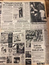 TAN GAZETESİ DOĞUM GÜNÜ HEDİYESİ - 14 OCAK 1984 - TAM TAKIM 8 SAYFADIR -Ayla-Adliye-Ayla Sayın-Karan Witter-Turgut Özal-Gülen Şengül-Cüneyt Arkın-Christine Haydar-Yalçın Gülhan-Joanna Key-Bora Paran-Osman Öndeş-Ekrem Bey-Sadettin Tantan-Hasan Bozbey-Yavuz Özmen-Rıdvan Demirkol-Ali Şen-Aydın Şükrü-Prof. Dr. Bülent Tarcan-Mustafa Kalemli-Mustafa Şerif Sarıibrahimoğlu-Mustafa Üstündağ-Rauf Denktaş-Rauf Raşit Kutlu-Adnan Kahveci-Tufan Çaklıoğlu-Paula Fahri-Hülya Kalyoncu  “Madem erkek değildin benimle niye evlendin?”-Sapık yakalandı-Alev Sayın, her gün 51 erkeğin koynuna giriyor-Para yağmuru-Özal, Amerika’da verdiği kiloları Ankara’da aldı-Kadınlar dünyanın süsüdür-Mankenler kraliçesi seçildi-Sahibini yiyen kaplan idam edildi-Zeynep Sultan-“Hasan Bozbey’in gitmemekte direnmesi hayret vericidir”-Seçkiner, Bozbey’i görevden almaya hiç niyetim yok dedi-“Bizi taraftarlarımız yalnız bırakmasın yeter”-Yurdumuzdaki ev kazalarında her yıl ortalama 5 bin kişi ölüyor-“Mücevher sevmiyorum”-Emekli ola