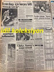 TAN GAZETESİ DOĞUM GÜNÜ HEDİYESİ - 12 OCAK 1984 - TAM TAKIM 8 SAYFADIR -Sermet Pamukçuoğlu-Bülent Ersoy-Filiz Özten-Vedat Karabay-Nedim Uzun-Rafi Maral-Hazel Stewart-Sean Connery-Anne Marie Fox-Yusuf Zengin-Osman Öndeş-Murat Oruçoğlu-Ragıp-Memduha Alpdoğan-Yılmaz Özkar-Kenan Evren-Turgut Özal-Sultan Yıldız-Emine Yıldız-Semra Özal-Oktay Şengüler-Reynaldo Bignone-Franco Andrei  Sevgilisini yatırdığı yataktan karısı çıkınca oynattı-Susuz kalan İstanbul’da çok kişi leğende yıkanıyor-Bu güzel kızı otomobilinize alır mısınız-Bülent Ersoy’a evlenme teklif eden aşık yüzbaşı İsrail’de meşhur oldu-Türkiye’de kaldığım 7 gün içinde 7 erkek tanıdım-Asla hayır deme-Tatilde cinayet-Zeynep Sultan-Anna Bergman ünlü bir seks yıldızı oldu-Doğan Bey-Eczacıbaşı için her şey bitti-Otomarsan avantajını kullanamadı-F. Bahçe Siyavuş’u icraya verecek-İlk veto-Sosyal konut uygulamasının ilki Ankara’da başlayacak-Bir gecede 22 trafik kazası meydana geldi-Gelin kaynanasının boğazını kesti-Arjantin eski Devlet Baş