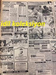 TAN GAZETESİ DOĞUM GÜNÜ HEDİYESİ - 12 OCAK 1984 - TAM TAKIM 8 SAYFADIR -Sermet Pamukçuoğlu-Bülent Ersoy-Filiz Özten-Vedat Karabay-Nedim Uzun-Rafi Maral-Hazel Stewart-Sean Connery-Anne Marie Fox-Yusuf Zengin-Osman Öndeş-Murat Oruçoğlu-Ragıp-Memduha Alpdoğan-Yılmaz Özkar-Kenan Evren-Turgut Özal-Sultan Yıldız-Emine Yıldız-Semra Özal-Oktay Şengüler-Reynaldo Bignone-Franco Andrei  Sevgilisini yatırdığı yataktan karısı çıkınca oynattı-Susuz kalan İstanbul’da çok kişi leğende yıkanıyor-Bu güzel kızı otomobilinize alır mısınız-Bülent Ersoy’a evlenme teklif eden aşık yüzbaşı İsrail’de meşhur oldu-Türkiye’de kaldığım 7 gün içinde 7 erkek tanıdım-Asla hayır deme-Tatilde cinayet-Zeynep Sultan-Anna Bergman ünlü bir seks yıldızı oldu-Doğan Bey-Eczacıbaşı için her şey bitti-Otomarsan avantajını kullanamadı-F. Bahçe Siyavuş’u icraya verecek-İlk veto-Sosyal konut uygulamasının ilki Ankara’da başlayacak-Bir gecede 22 trafik kazası meydana geldi-Gelin kaynanasının boğazını kesti-Arjantin eski Devlet Baş