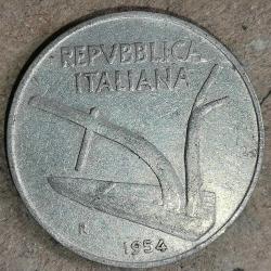 İTALYA 1954  10  LİRE