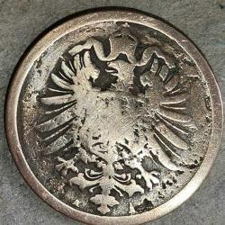 ALMANYA 1874 A  2 PFENNIG