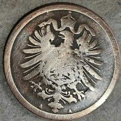 ALMANYA 1874 A  2 PFENNIG