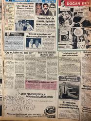 TAN GAZETESİ DOĞUM GÜNÜ HEDİYESİ - 2 OCAK 1984 - TAM TAKIM 8 SAYFADIR -Bülent Aksu-Başar Eser-Marta-Hans Gisela-Bayan Christine-Gülay Eryüce-Osman Öndeş-Fulya-Necdet Kayador-Onur-Asuman Kayador-Fatih Kayador-Nadia Comaneci-Necat Eldem-Hüseyin Küçükoğlu-Lütfiye Ayşe Emre-Kadri Kenerep-Mevher Hanım-Cheery Maskell-Audrey Landers-Franco Andrei  Önümüzdeki 50 yıl içinde neler olacak-Gece yarısı denizden çıkarılan adam karıma kızdığım için kendimi serinletiyordum dedi-Dükkanını temizleyen kızı kirletti-Namusumuz bu kadar ucuz mu-Artık erkeklere masaj yapmıyor-Doktorların bir aylık ömrü var dedikleri çocuk 10 yıl yaşıyor-Erkekler kadınların kadınlar da erkeklerin kalçasına bakıyor-Zeynep Sultan-Ümit dolu bir yıl-Kaptanlar yeni yıla nasıl girdi-Sema’nın hocası aynı zamanda kocası-Fransa’daki bombalı saldırılar Çakal örgütü üstlendi-1984’ün ilk olayları-100 milyonluk kaçakçılık-Dünyada yeni yıla patlayan bombalar arasında girildi-Köpek hanımına bayıldı-67’lik damat çocuk yapmıyor diye 2 aylık k