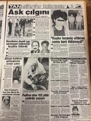 TAN GAZETESİ DOĞUM GÜNÜ HEDİYESİ - 7 EKİM 1988 - TAM TAKIM 8 SAYFADIR -Neriman-İnönü-Baykal-Ali Topuz-Mustafa Sarıgül-Naim Süleymanoğlu-Bülent Ersoy-Yusuf Dede-Kadriye Yıldırım-Hüseyin Yıldırım-Kolev-Evren-Arif-Nurettin Soydan-Şenez Erzik-Rapid Wien Amigo Birol-Tanju-Sarı-Layda Arslan-Erdoğan Egeer-Türker İnanoğlu-Avni Anıl-Çetin Tekindor-Hülya Avşar-Hakkı Uygur-Zehra İpşiroğlu-Adil Aşçıoğlu-Ziya Özek-Dr. Ziya Özek-Fersah Taşkın-Aslı Cansev-Güler Özer-Şenaz-Turcan-Zehra Aly-Hasan Keşkeç-Ramazan Garipşen-Ayşe Arıcıoğlu-Rukiye Kıran-Recep Gülen-Halil Özcan-Lisa Marie Presley-Elvis Presley-Fadime Ninesi-Naim Süleymanoğlu-Ayşe Efe  Davran Be SHP-Karısından korktu mahkemeye sığındı-NAİM’e rekor teklif-Yusuf dedeyi sarımsak azdırdı-Kime yuh çekelim-Cim-Bom’un zafer gecesi-Arif bir rezaleti son anda önledi-Milyarlarım yok ama Koç’tan zenginim-TUZU BİBERİ Zakkum yine umut-Demirel Alman gazetecilerle görüştü-Aşk çılgını-Keşke tecavüz ettikten sonra beni öldürseydi-Alman kadının göbeğinde eroin