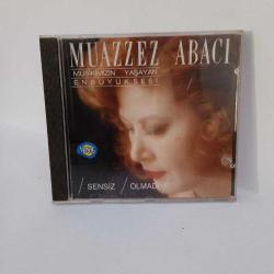 CD Muazzez Abacı sensiz olmadı 1991 dönem bandrollü albüm. Orijinal. sorunsuz çalışıyor.