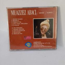 CD Muazzez Abacı sensiz olmadı 1991 dönem bandrollü albüm. Orijinal. sorunsuz çalışıyor.