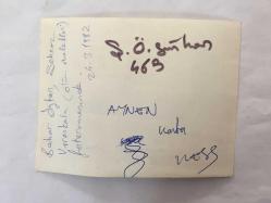 TÜRK HALK MÜZİĞİ SANATÇISI ŞAKİR ÖNER GÜNHAN'IN ORİJİNAL FOTOĞRAFI - 12 x 9 cm EBADINDA  - ŞAKİR ÖNER GÜNHAN, BAHAR ÖZTAN ve ŞEHNAZ VRESKALA (ŞEHNAZ DİLAN) ''ÖLÜM MELEKLERİ'' FOTOROMANINDA AYNI KAREDELER, 24 MART 1982