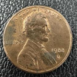 ABD 1 Cent 1988 D. Amerika