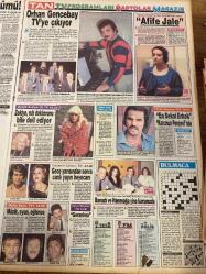 TAN GAZETESİ DOĞUM GÜNÜ HEDİYESİ - 15 EKİM 1988 - TAM TAKIM 8 SAYFADIR -İbrahim Tatlıses-Banker Kastelli-Veysel Yeşil-Tülay Kaya-Engin Yalman-Orhan Gencebay-Semra Özal-Naim Süleymanoğlu-Süleyman Naim-Turgut Özal-Metin Doğan-Semra Hanım-Sibel Gökçe-Hatice Yıldırım-Kocası Erdoğan Yıldırım-Barzani-Mesut Barzani-Şevket Yılmaz-Halil Narin-Halit Narin-Meral Öztekin-Selçuk Uygur-Ümit Aktan-Seda Akkor-Süheyl Ural-Sadi Alışık-Serap Aksoy-Seda Akkor-Sibel Öztekin-Yaşar Doğuş-Handan Çağlar-Ceylan Ateş-Ayfer Şen-Ali Ergün-Fatoş-Özcan Öal-Bush-Dukakis-Cevat Özer-Cevat Özer-Cevat Özer-Cevat Özer-Cevat Özer Paranızı her bankaya kaptırmayın-Neden olmasın-Yemekte kan çıktı-Biz kimseye haraç vermeyiz-Naim ailesine kavuştu-Naim’e en güzel hediye-İzlandalılar erkek erkeğe dağıttı-Cim Bom Gemisi Sarıyer önünde-Söz sözcülerin-Derby maçının hakemi Özcan Öal-Orhan Gencebay TV’ye çıkıyor-Arkadaşımız önerisi yasağı kaldırdı-Tiyatro sahnesine çıkan ilk Müslüman kadın Affife Jale-Zekiye ruh doktorunu bile deli ed