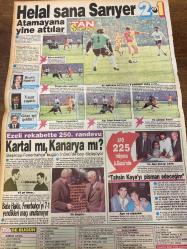 TAN GAZETESİ DOĞUM GÜNÜ HEDİYESİ - 16 EKİM 1988 - TAM TAKIM 8 SAYFADIR -İbrahim Tatlıses-Yusuf Bayrak-Ferhat Bey-Makbule Hanım-Tahsin Tünez-Abdülkadir Bey-Meral-Canan-Tanju-Yılmaz-Yaşar-Tahsin Kaya-Apo-Abdülkadir-Hansel ve Gretel-Joan Collins-Lee Van Cleef-Fred Astaire-Cenk Koray-Ayşegül Ali Atik-Korhan Abay-Toto Karaca-Costa-Adalet Bakanlığı Kenan Kocaman-Cesar Gürrero-Mesut Barzani-Naim Süleymanoğlu-Evren-Necati Berker-Süleyman Yağız-Ünal-Kenan Evren-Cevat Özer-Cevat Özer-Cevat Özer-Cevat Özer-Cevat Özer-Cevat Özer 2 milyarı 10 bin liraya sattı-Dilekler gerçekleşirse dar gelirliler yaşadı-Meral 100 bin lira kârlı çıktı-Çılgın koca iki aşığı uykuda yakaladı-Helal sana Sarıyer 2-1-Atamayana yine attılar-Kartal mı Kanarya mı-APO 225 milyona A.Gücü’nde-Tahsin Kaya’yı pişman edeceğim-Hansel ve Gretel-Haydutlarla kanlı hesaplaşma-Yolculuk bitiyor-Demir Hanım ile politikasız sohbet-Hayalperest-Totoyla Korhan Pazar Şenliği’nde-Tuzu Biberi-Zakkumcu doktor keyiflendi-Dünyanın en genç büyükanne