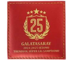 GALATASARAY 25. ŞAMPİYONLUK GÜMÜŞ/OKSİDE HATIRA PARASI KUTULU