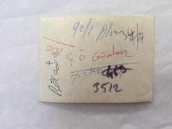 TÜRK HALK MÜZİĞİ SANATÇISI ŞAKİR ÖNER GÜNHAN'IN ORİJİNAL FOTOĞRAFI - 9 x 7 cm EBADINDA  - ŞAKİR ÖNER GÜNHAN GÜLÜMSERKEN ÇEKİLMİŞ BİR KARE, 1982