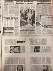 TAN GAZETESİ DOĞUM GÜNÜ HEDİYESİ - 19 EKİM 1988 - TAM TAKIM 8 SAYFADIR -Küçük Emrah-Halil Bedir-Birsen-Buhi Hızal-Güldü Kadın-Güneri Tecer-Orhan Gencebay-Ayşe Egesoy-Aydoğan Ergezen-Doğan Yıldız-Halit Kıvanç-Jessica Lange-Sissy Spacek-Diane Keaton-Mutlu Güler-Melike Doğramacı-Metin Bryalı-Kamuran Polat-Alman Eşi Jula-Tanz Tilli-Evren-Semra Özal-Arıza Var-Alptemoçin-Weizsaecker-Süleyman Yağız-Mahmut Kılıç-Mehmet Kılıç-Cevat Özer 30 milyonunuz varsa siz de başbakansınız-Kış baskını-Bu ne cesaret-Birsen annesine de babasına da kıyamadı-Güneri Tecer’i Beşiktaş sevgisi ölüme götürdü-Loto yine milyar hayali kurduruyor-Cim-Bom yarasını kupada saracak-Geçmişin Gölgesi-Orhan Gencebay Beşinci Mevsim’de-Anahtar-Mutlu Güler Sevin Gayrı-Tuzu Biberi-Turizmde tam gaz-Eski eseri koruma kampanyası-Melike Üniversite’ye dönüyor-Bizim Metin’in ödü patladı-Hâlâ defedemedik şu gemiyi-Evren Türkiye’nin güçlü ve sevilen adamı-En kral para lira-Garanti Bankası yüzde 88 dedi-Enflasyonu dikkatle indireceğiz