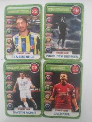 2012 - 2013 SÜPER FİNAL 1453 BD  4. SERİ Futbolcu Kartları ( 4 ADET )