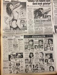 TAN GAZETESİ DOĞUM GÜNÜ HEDİYESİ - 21 EKİM 1988 - TAM TAKIM 8 SAYFADIR -Emrah-Niyazi-Ayıntur Hanım-Nurettin Manyas-Selvi Hanım-Rıfat Akdemir-Serpil Hanım-Rıfat Akdemir-Meral Öztek-Kızlar-Naim Süleymanoğlu-Orhan Gencebay-Sevim Emre-Ayşe Egesoy-Aydoğan Ergezen-George Peppard-Ricky Schroder-Frank Capra-Avni Anıl-Bedri Ayseli-Emni Karagöz-Mehmet Kaya-Rıfat Akdemir-Serpil-Çiğdem-Cevat Özer Emrah’tan TAN’cılara 1000 adet son kaseti-Kara para serbest faizlere aktarıldı-İşkenceci annesini affetti-Muhalefetten gensoru bombardımanı-Altın Portakal ödülleri belli oldu-Aşka hile karıştı-Katil baba işi deliliğe vurdu-Yedekler itibar peşinde-Kızlarda Naim modası-Yugoslavya futbolcu sıkıntısı çekiyor-Bir hasta adam-Arabesk yasağı delindi-Yeni bir aşk doğuyor-Garip Av-Tuzu Biberi-Tahtakale’de bir yavaşlama var-Serbest faiz zam getirdi-Sabrımızı taşırmayın-Zehirli gemiler turist kaçırıyor-Dulluk başına vurdu-Çiğdem de serbest fiyat uyguluyor