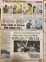 TAN GAZETESİ DOĞUM GÜNÜ HEDİYESİ - 2 EKİM 1988 - TAM TAKIM 8 SAYFADIR -Naim Süleymanoğlu-Çiler Erdoğan-Kamil Turan-Ercüment Goy-Necdet Ergün-Gülşen Alnıaçık-Süreyya Davulcuoğlu-Sami Aksu-Mahmut Tezcan-Kamil Turan-Halil Narin-Sakıp Sabancı-Erdal İnönü-Gorbaçov-Nebiha Uğurlu-Necmi Gençalp-Halil Narin-Özal-İnönü-Süleyman Yağız-Kenan Horoz-Nurten Söyler-Cevat Özer Ekmeğin hiç edilişinin fotoromanı-Vatandaş çapkın başkan istemiyor-Şaka niyetine tatlı soygun-Çiler’e tahliye-Cimbom ite kaka-Mağlubiyet gibi bir şey-Korkusuz dedektif-Şöhret uğruna bekar kalacak-Emret Başbakanım-Yıkıma isyan-Yıkıma isyan-Kabataş’taki kanlı soygunun katili-Şekere hücum-Özal artık rakipsiz-Polis göz açtırmıyor-İstifa etmeyeceğim