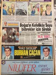 TAN GAZETESİ DOĞUM GÜNÜ HEDİYESİ - 3 EKİM 1988 - TAM TAKIM 8 SAYFADIR -Ayten Hanım-Nazım Bey-Naim Süleymanoğlu-İnönü-Minaşe Hanım-Erdoğan Bey-Songül Karaca-Ayşe Şefçi-Orhan-Ayşe-M.Ali Birand-Mehmet Ali Ağca-Meral Mansuroğlu-Fevzi Tuna-Gürer Aykal-Genco Erkal-Haldun Taner-Burhan Cacan-Nilüfer-Mehmet Terzi-Ahmet Altun-Hüseyin Akçay-Fatih Terim-Naim Süleymanoğlu-Cem Atabeyoğlu-Cevat Özer-Cevat Özer-Cevat Özer-Cevat Özer-Cevat Özer-Cevat Özer Ayten’in kaderi-Özal kuyuya bir taş daha attı-Evcillik oyunu hüsranla bitti-Fedakâr kadın-Kahveye haksızlık etmeyin-Mücahitlere moral verecek-Olimpiyatlardan Grip de geldi-Minik yüreklerin sevinci-M.Ali Birand 7 yıl sonra Ağca’nın dilini çözdü-Keşanlı Ali Destanı-Skandallar olimpiyatı bitti ver elini İspanya-Trabzon Fener eşitliği-Sabah gazetesi kurşunlandı-Sıkıntılı karamsar insanlar artıyor-Zeytinburnu’nun çehresi değişiyor-Naim dünyaya Bulgar zulmünü anlatacak-Naim’in Romanı-Boğaz’ın Kefeliköy suyu böbrekler için birebir-Burhan Cacan Ayaz Geceler-N