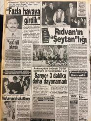 TAN GAZETESİ DOĞUM GÜNÜ HEDİYESİ - 2 NİSAN 1989 - TAM TAKIM 8 SAYFADIR -Tanju Çolak-Rıdvan Dilmen-Mensure Doğanay-Serpil Çakmaklı-Adnan Bey-Nurcan H.-Emel Kasapoğlu-Nurten Sözen-Bedrettin Dalan-Belks Akkale-Cihan Ünal-Öztürk Serengil-Perihan Savaş-Tınaz Tırpan-Yusuf-Hasan Şaş-Muhammed-Bahar Yorgunluğu-Süleyman Demirel-Hikmet Çetin-Semra Özal-Rauf Denktaş-Deniz Yalnız-Elizabeth İren-Gustav Jaeger-Negrin Kumbasar-İbrahim Tatlıses-Çiğdem Erken-Mehmet Ali Erbil-Susanne Smile-David Bruch-Karen Oruç-Suna Yıldızoğlu-Mehmet Ali Erbil-Nurol Gültekin-Metin Özen-Yücel Ziya Üçüncü-Turgut Özal -Uzayda Müthiş Takip-Bu Kadınla Bu Adam Ne Yapıyor-En Güzel Muhtar-Hayırsız Koca-Fiyatlar Koşuyor Ücretler Duruyor-Fazla Havaya Girdik-Rıdvan’ın Şeytanlığı-Sarıyer 3 Dakika Daha Dayanamadı-Şimdi De Güvenoyu Kavgası Çıktı-Hayır Dedi Dayak Yedi-Yumrukların Bayan Hakemi-Rumlardan Silah Atağı-Yüksek Ücret Vaadi-İngiltere Savaşını Sarsan İddialar-Futbolcu Turizm Elçileri-Fanila Giyen Korkmuyor-Gökte Stripriz-Yeni