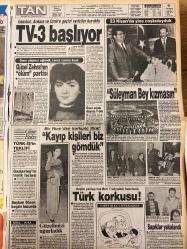 TAN GAZETESİ DOĞUM GÜNÜ HEDİYESİ - 24 NİSAN 1989 - TAM TAKIM 8 SAYFADIR -Klaus Blendow-Süleyman Demirel-Ayla Önal-Tanju Çolak-Hülya Koçyiğit-Afşin Güngör-Leman Küçük-Halil Erdal İnönü-Turgay Renkli Kurt-Özer Kanra-Demir Fevzioğlu-Veselinoviç-Milne-Ahmet Altun-Murat Roman-Ercüment Goy-Tolga Orno-Meslin Özkan-Turgut Özal-Mesut Yılmaz-Yavuz Zengin-Lefter Küçükandonyadis-Zeki Müren-Müslüm Gürses -Kiralık Katiller Türk Çıktı-Demirel Uyandı-Kocamı Rahat Bırak-Sokaklarda Bir Erdal Bey-Fener Arayı Açıyor-Beşiktaş Yaralı-Zeytinburnu Şampiyon-Et Balık Fakiri Vurdu-TV-3 Başlıyor-Güzel Zehra’nın Ölüm Partisi-Kayıp Kişileri Biz Gömdük-Türk Korkusu-Son Saniye Golü İle Şampiyonluk-Ayrıldık İşte-Vefasız Alem