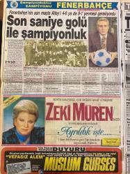 TAN GAZETESİ DOĞUM GÜNÜ HEDİYESİ - 24 NİSAN 1989 - TAM TAKIM 8 SAYFADIR -Klaus Blendow-Süleyman Demirel-Ayla Önal-Tanju Çolak-Hülya Koçyiğit-Afşin Güngör-Leman Küçük-Halil Erdal İnönü-Turgay Renkli Kurt-Özer Kanra-Demir Fevzioğlu-Veselinoviç-Milne-Ahmet Altun-Murat Roman-Ercüment Goy-Tolga Orno-Meslin Özkan-Turgut Özal-Mesut Yılmaz-Yavuz Zengin-Lefter Küçükandonyadis-Zeki Müren-Müslüm Gürses -Kiralık Katiller Türk Çıktı-Demirel Uyandı-Kocamı Rahat Bırak-Sokaklarda Bir Erdal Bey-Fener Arayı Açıyor-Beşiktaş Yaralı-Zeytinburnu Şampiyon-Et Balık Fakiri Vurdu-TV-3 Başlıyor-Güzel Zehra’nın Ölüm Partisi-Kayıp Kişileri Biz Gömdük-Türk Korkusu-Son Saniye Golü İle Şampiyonluk-Ayrıldık İşte-Vefasız Alem