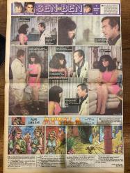 TAN 2 GAZETESİ DOĞUM GÜNÜ HEDİYESİ - 25 NİSAN 1989 - 4 SAYFADIR -Müjde Ar-Banu Alkan-Sibel Tüzün-Ayhan Durmuş-Rossana Benzi-Carol Alt-Şahin Büyükkaya-Lorenzo Lamas-Pınar Erkal Ünal-Metin Soysal-Süleyman Gök-Mehmet Aydın-Nazmi Özer-Memduh Ünsal-Saadet Gürses-Necla Aknar Hiçbir zaman evlenmeyeceğim-Banu Alkan Artist oluyor-Yaşamak istiyorum-Cinsel hastalık sadece AIDS değil-Evlilik çocuk oyuncağı oldu-Doğum kontrol hizmeti parasız-Gelinler ve kaynanalar-Mutfaktaki mucize-Jimnastik aşk iksiri-Bademli kek-Kayak zevki burnundan geldi-Hastalıktan bıktım-Bale en büyük tutku-Zekai Bey-Aşk Delisi Attila Çizer: Homero-Süleyman Gök