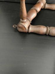 Antika Ahşap Katlanabilir Duvar Askısı