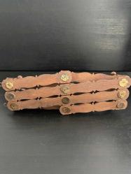 Antika Ahşap Katlanabilir Duvar Askısı