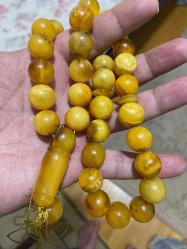 Orjinal Rus damla kehribar tespih