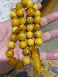 Orjinal Rus damla kehribar tespih