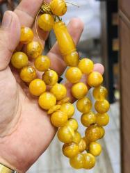 Orjinal Rus damla kehribar tespih