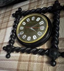 Vintage Alman Yapımı  Ahşap Çerçeveli  Kienzle Duvar saati