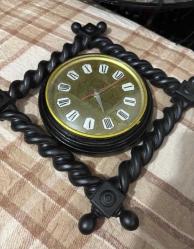 Vintage Alman Yapımı  Ahşap Çerçeveli  Kienzle Duvar saati