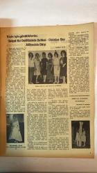 KADIN GAZETESİ - SİYASAL, SOSYAL, EĞİTSEL DERGİ - TARİH: 7 MAYIS 1962 SAYI: 713 - İKİ YARATIK - İFFET HALİM ORUZ - SELÇUK KIZ ENSTİTÜSÜNÜN DEFİLESİ - NAGAHAN AKAY -  TÜRK ANALARI BU YAVRUNUN HAKKINI ARAMALIDIR - KIZ ENSTİTÜLERİNİN BAŞARILI DEFİLELERİ - CEMİYETİMİZDE KADIN - 28 NİSAN, YAZAR : HASENE ILGAZ - - CLUB REŞAT - MODA - EV İŞLERİ - YILDIZLARI - CAN BARTU EVLENDİ - HEDİYELİ KUPONLAR İÇİN SEÇECEĞİNİZ MODELLER - İZMİT KIZ ENSTİTÜSÜ MÜSAMERESİ - MARAŞ KADINLAR BİRLİĞİ - 3000 YIL ÖNCEKİ MORAL BAKIM, YAZAR : NEZAHAT AYTEN ATASAĞUN - SİZİN İÇİN GÖRDÜKLERİM, SELÇUK KIZ ENSTİTÜSÜNÜN DEFİLESİ - CHRİSTİAN DIOR ATÖLYESİNİN DİKİŞİ, YAZAR : NAGAHAN AKAY - TİNSEL ULAŞIM VEYA MANEVİ CİHAZLANMA - KRALLAR KRALI OZYMANDİAS'IN ARDINDA KALANLAR, YAZAR : AYSELİ USLUATA - DİVANDAKİ DEFİLE - GÜZELLİK SİRKESİ - HER AY ÜÇ HEDİYE MÜSABAKASI - MESUDE GÜREL SUZAN AKTAŞ - ALAIN DELON YÜKSEK Mİ ATLIYOR ? - SEXTETT SOLMAZ - CLUB REŞAT - SOPHIA LOREN - MÜZİKTEN YANA,  YAZAR : JAK  - TAM TAKIM EKSİKSİZ 16 SAYFA