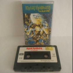 Kaset Iron Maiden, Live After Death Albümü. 1987 Kağıt Baskı