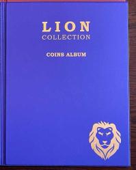 Lion Marka 200 Gözlü, 10 Sayfalı, Kapamalı Paralar İçin Madeni Para Albümü