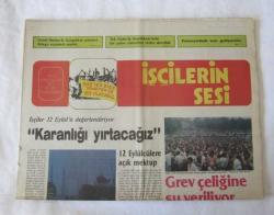 İŞÇİLERİN SESİ, 1 Mayıs 1989 - 2 Ocak 1992, Sayı: 1, 4, 5, 6, 7, 8, 10, 11, 12, 23, 34 [11 ADET]