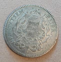 1762 RAGUSA CUMHURİYETİ 1 TALLERO NADİR GÜMÜŞ 28,5 GR