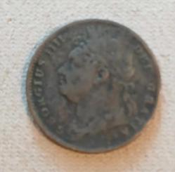 1823 İNGİLTERE 1 FARTHİNG NADİR
