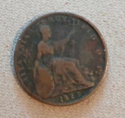 1823 İNGİLTERE 1 FARTHİNG NADİR