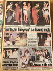 TAN 2 GAZETESİ DOĞUM GÜNÜ HEDİYESİ - 3 EKİM 1988 - 4 SAYFADIR -Şebnem Dingçgor-Mustafa Bakırcıoğlu-Zeynep Tunuslu-Meltem Demirağ-Deniz Murtan-Murat Murtan-Suzan Sabancı-Nahit Nadi-Gülsen Nadi-Nejat Eczacıbaşı-Beyhan Eczacıbaşı-Ayşem Arayıcı-Avni Akyol-Deniz Eken-Meral Akşener-Bülent İlhani-Elif Çevrim-Osman Bey-Cem Atabeyoğlu-Güzin Abla-Rogip Derin-Murat Oğlu-Cemal Güngör-Hakan Kumuk-Nurettin Soydan-Müslim Demirci Şebnem’in büyük aşkı ailesini dize getirdi-Yazık oldu o güzelim saçlara-Zeynep yine herkesi şaşırttı-Balaylarında ellerini ceplerine hiç atmadılar-Babasının izinde-Suzan Sabancı büyüyor-Zerafet simgesi çift-Mutluluk gözlerinden okunuyor-İzmir’den esen imbat rüzgarları-Reklamcı güzel-Bar sohbetinin tadını çıkarıyorlar-Muhteşem Süleyman da diskoya düştü-İstanbul sosyetesi Antalya’ya taktı-Elif Hızlan’a rakip oldu-Mizah köşesi-Vurgun-Fatih’in fedaisi Durakoğlu-Yıldızların mesajı-16 yaşındaki arkadaşım gece altını ıslatıyor-Hamamın not defteri Çizen-Cemal Güngör-Rogip Derin